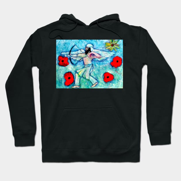 Caelan, Angel image part of an Angel oracle card deck - MeMoment Angel Cardss Hoodie by Renart